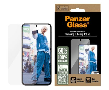 Szkło i folia ochronna PanzerGlass Ultra-Wide Fit do Samsung Galaxy A56 5G